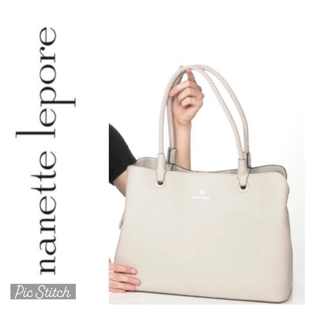 Nanette Lepore ‘Everett’ Shoulder Bag in Pearl